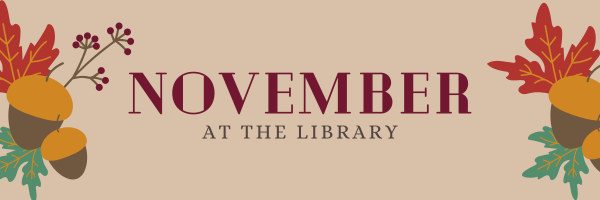 November at the library